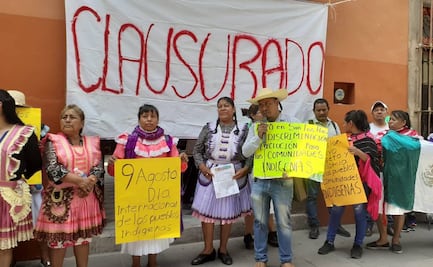 Comunidades indígenas de SLP lamentan falta de respuesta de autoridades pese a manifestación por Día de los Pueblos Indígenas