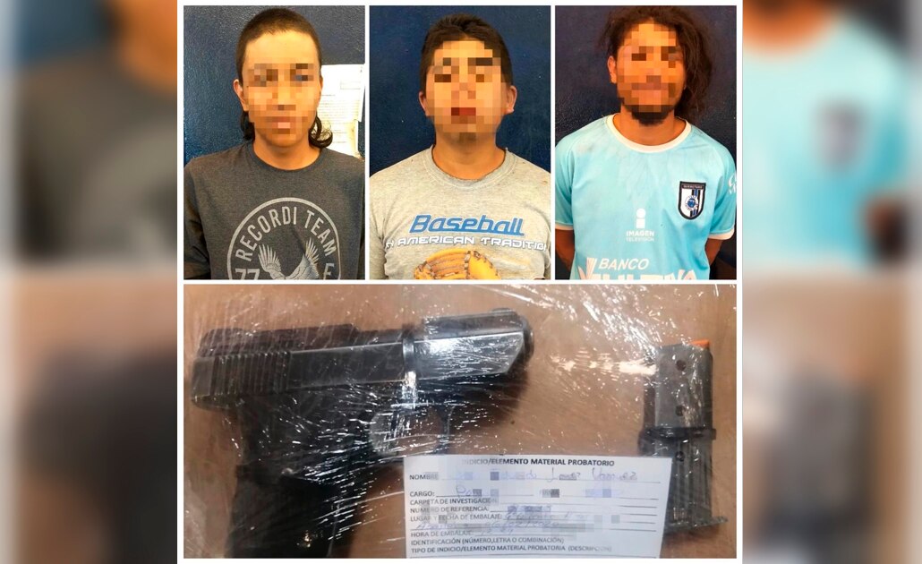 Balacera en Periférico Norte, tres detenidos 