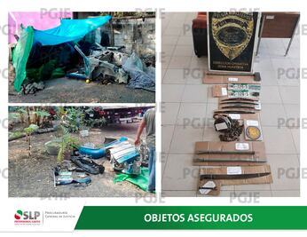 Recuperan objetos robados