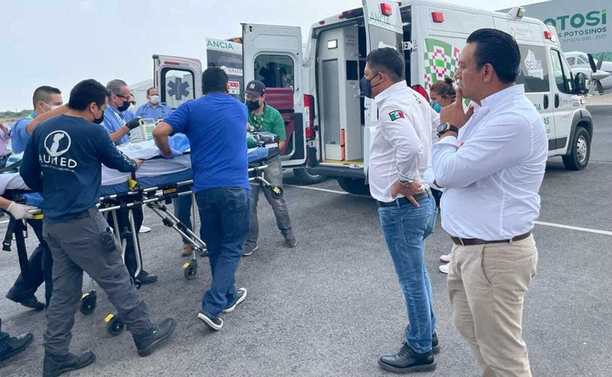 Reciben en hospital de SLP a dos niños de Durango que sufrieron quemaduras