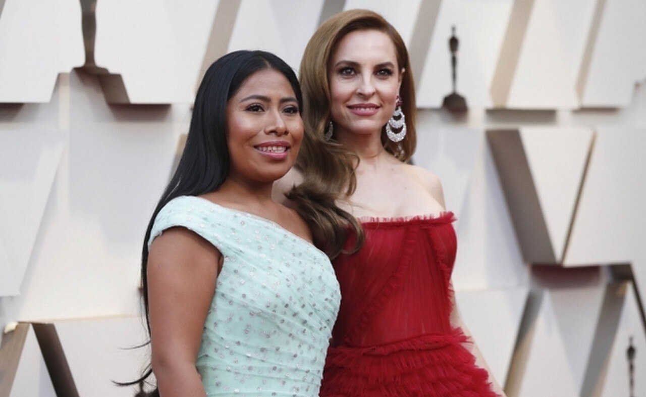 Yalitza Aparicio y Marina de Tavira. Foto: Reuters