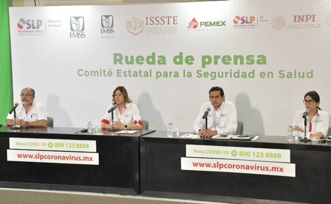 Por tercer día consecutivo, Salud en SLP reporta baja en contagios por Covid-19