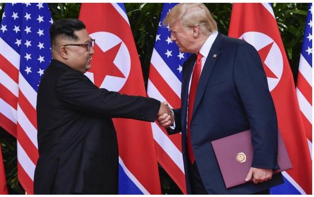  EU estaría "en guerra" con Corea del Norte si no fuera por mí, asegura Trump