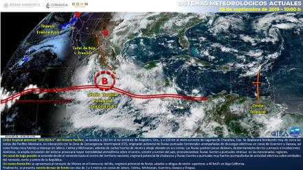 Alertan sobre lluvias moderadas a intensas en SLP 