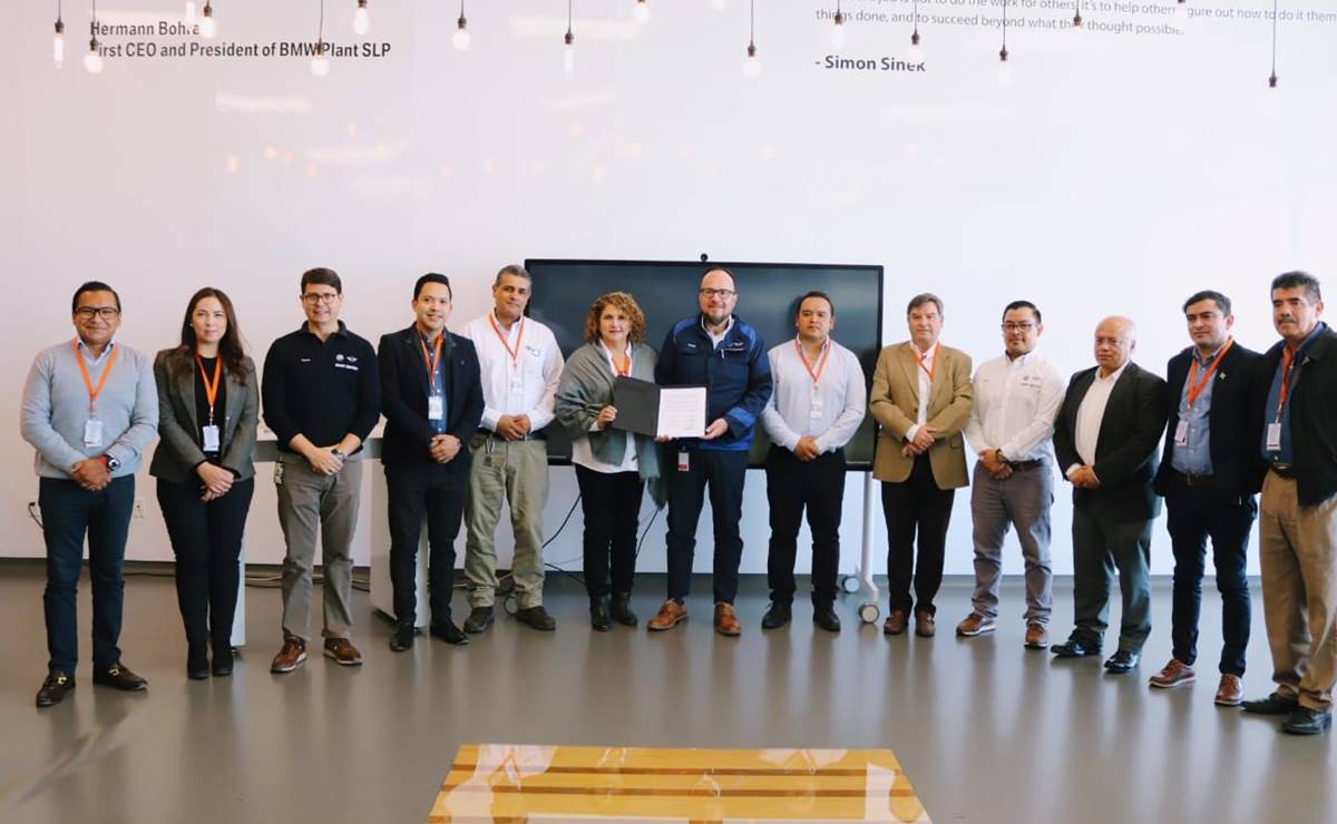BMW y Conalep en San Luis Potosí firman convenio educativo