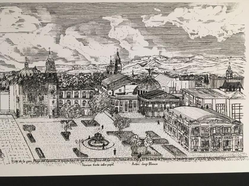 Obra del dibujante Jorge Blanco Ontiveros