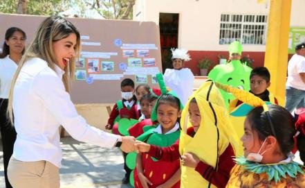 Inicia DIF de San Luis Potosí con programa de desayunos escolares en Mexquitic de Carmona