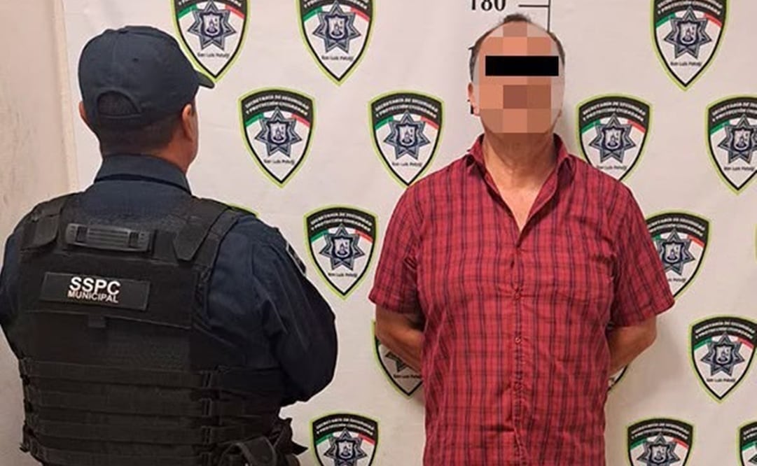 El sujeto detenido habría asesinado a una perrita en SLP. Foto: Especial