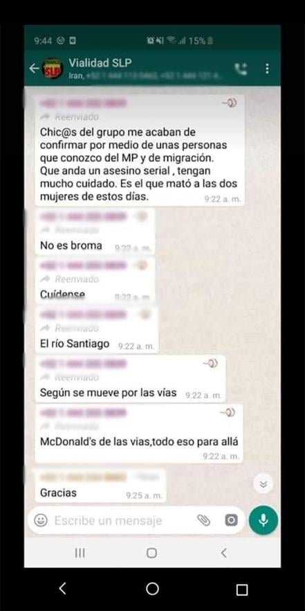 Desmienten rumor de asesino serial 