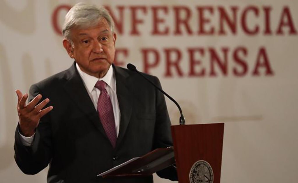 AMLO, durante la conferencia matutina. Foto: Juan Carlos Reyes / EL UNIVERSAL