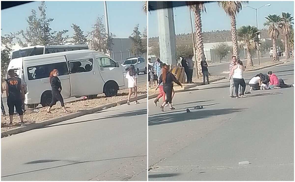 Se registra choque sobre carretera Rioverde; reportan varias personas lesionadas