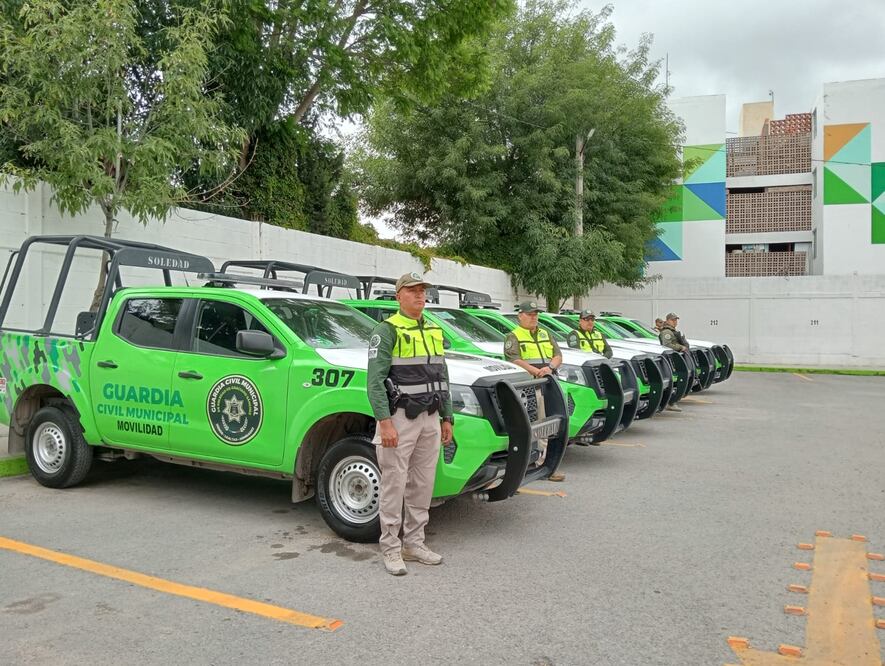 Anuncia alcalde de Soledad aumento salarial a policías y nuevo grupo de seguridad motorizado. Foto: Especial