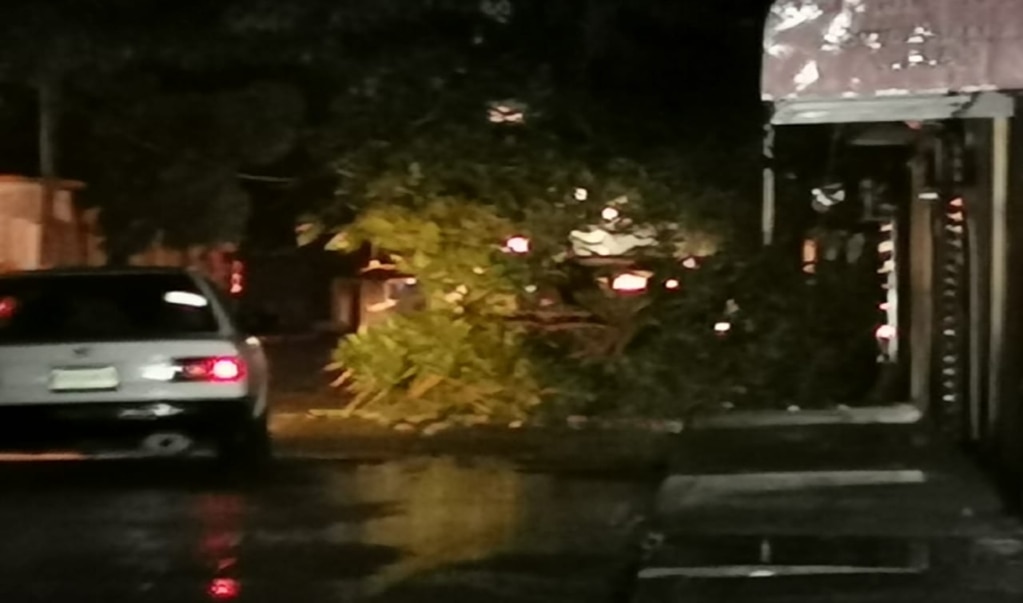 Fuerte tormenta deja daños materiales en la Huasteca