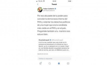 Calderón: Anaya abusó de su poder