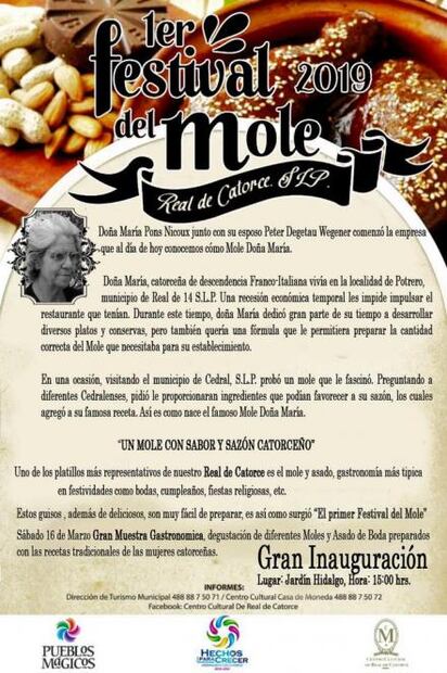 Celebrará Real de Catorce "Primer Festival del Mole"