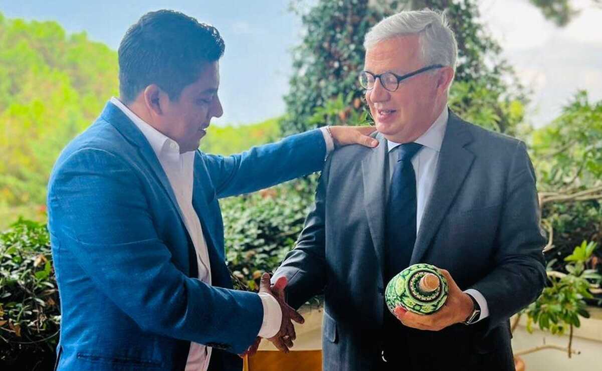 Desde Líbano, anuncia Gallardo futura exportación de productos potosinos al país de Medio Oriente. Fotos: Especiales