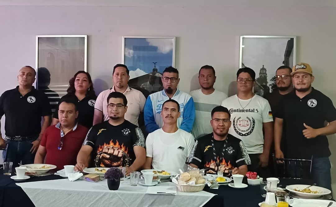 Loga Obrera Sindical Mexicana expone datos sobre el alza de salarios. Foto: Jazmín Ramírez