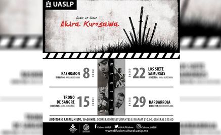 UASLP rinde tributo a Akira Kurosawa con ciclo de cine