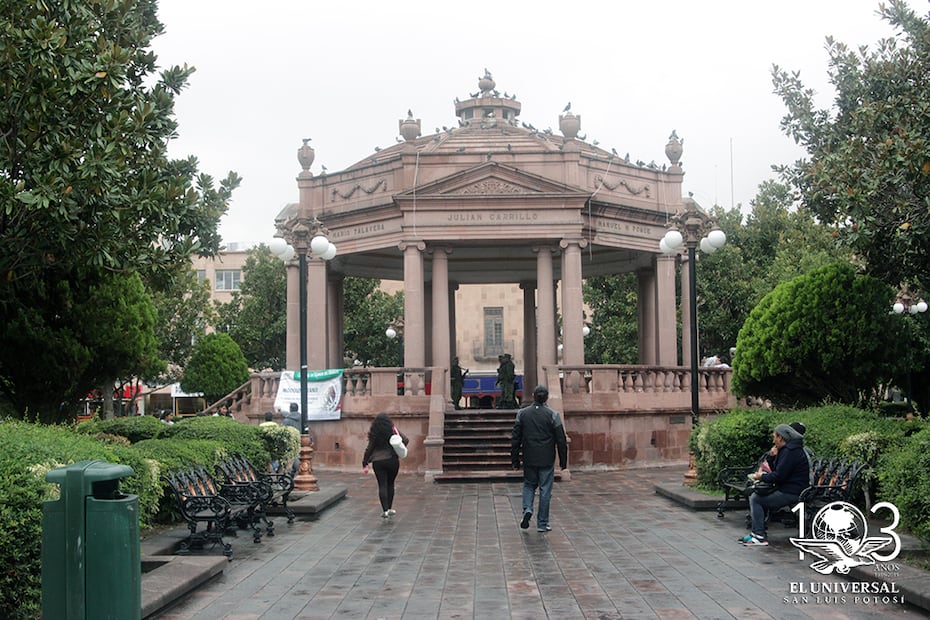 Plaza de Armas, capital de SLP. Foto: Archivo