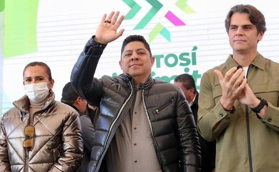 El gobernador Ricardo Gallardo aseguró que no habrá ventajas y que los tres partidos “no nos vamos a quedar con más ni uno ni otro". Foto: Especial