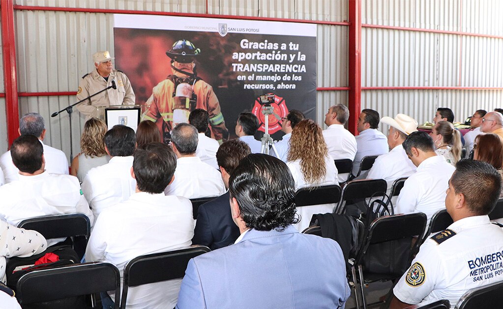 Con segunda ministración, Bomberos mejorarán condiciones laborales