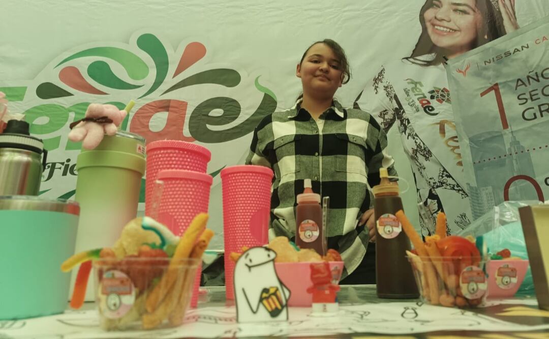 Valeria ofrece sus productos en eventos y mercaditos de la zona metropolitana, como en el Mercadito Encuentro Potosino. Foto: Xochiquetzal Rangel