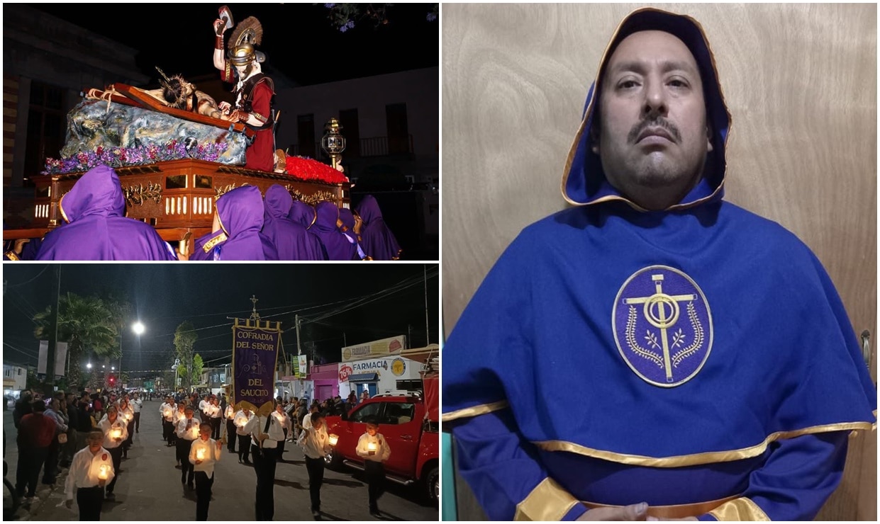 La fe viva que sostiene más de 500 kilos en el recorrido procesional de SLP