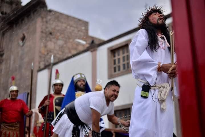 Foto: Redes Pasión Viviente de Cristo en San Juan de Guadalupe