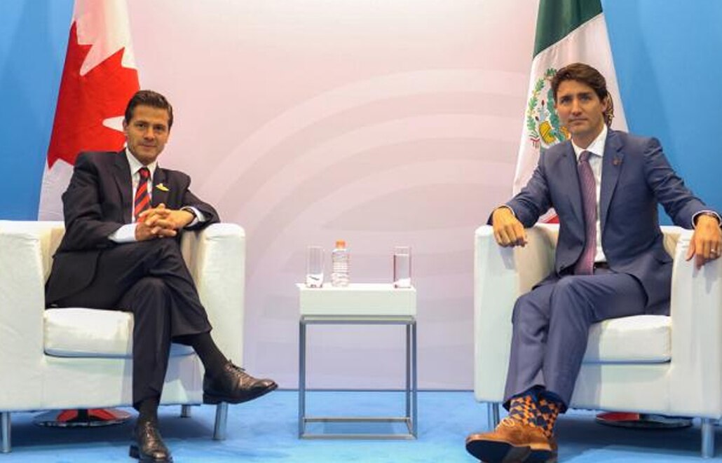 Peña Nieto y Trudeau hablan sobre TLCAN, informa Presidencia