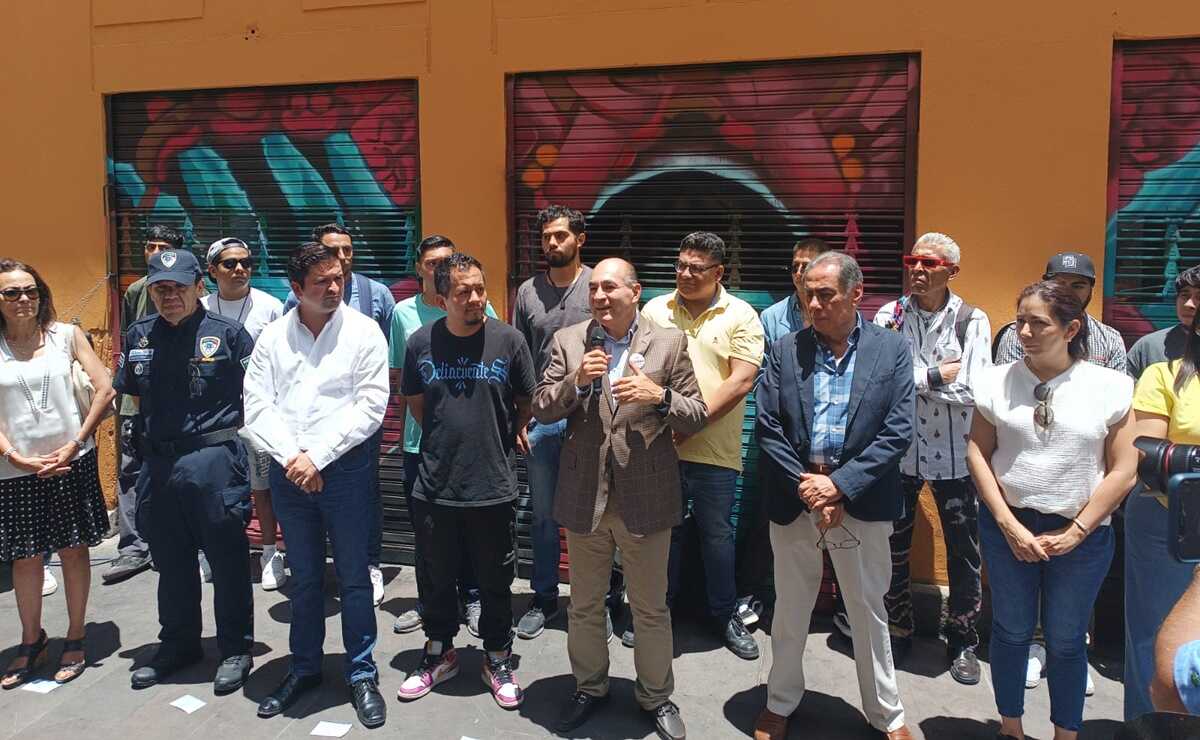 San Luis, primer municipio del país que tendrá 300 murales en cortinas comerciales: Galindo