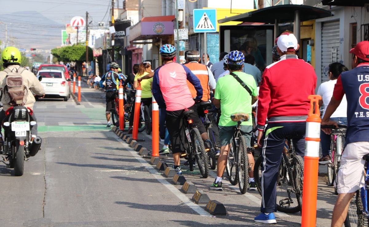 Propone Ricardo Gallardo reubicar ciclovía de Himno Nacional en vías centrales. Foto: Especial
