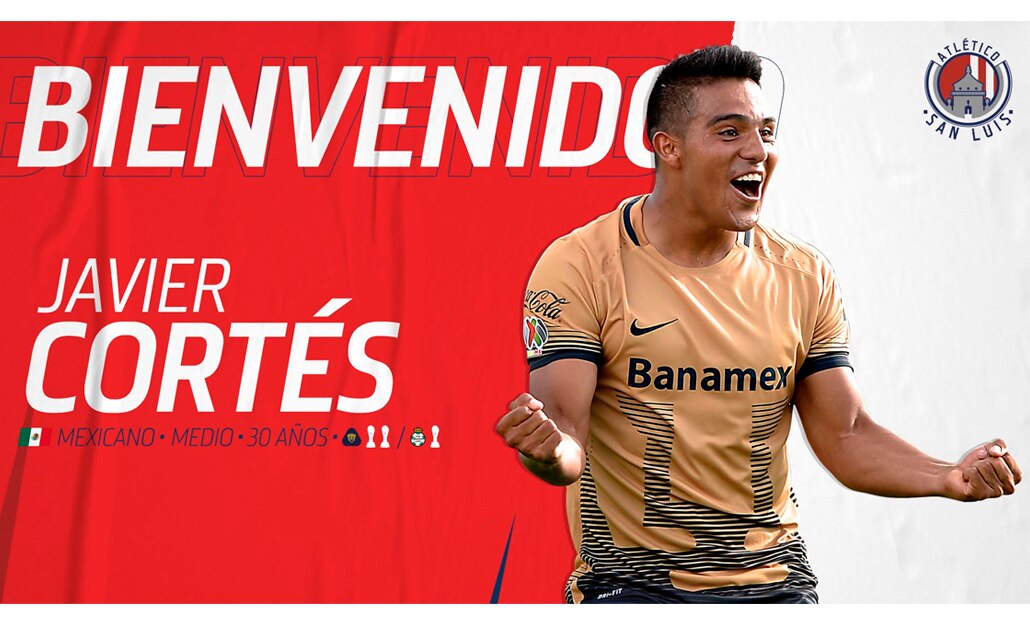 Atlético de San Luis confirma fichaje de Javier Cortés
