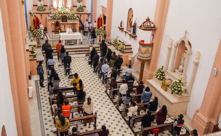 Concluye minera mantenimiento en templo San Pedro Apóstol de Cerro de San Pedro 