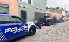 Movilización de policías en el Barrio de San Sebastián, SLP, generó pánico tras reporte de sujetos dentro de una vivienda