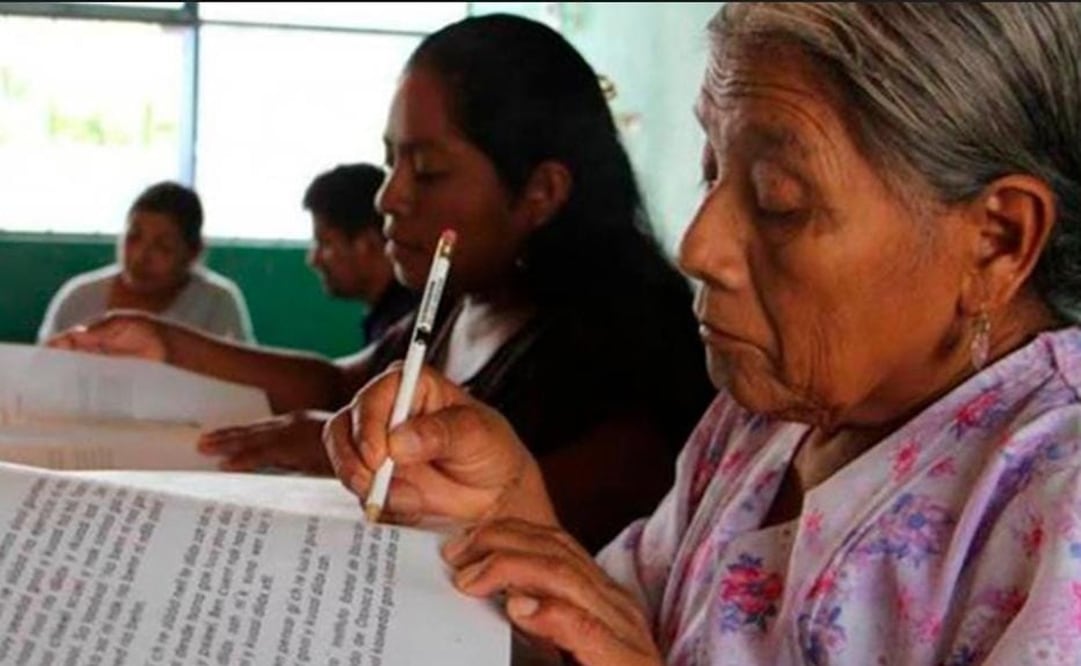 Soledad busca combatir el analfabetismo en adultos mayores. Foto: Especial