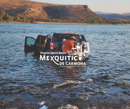 Tres rescates y una camioneta inundada, saldo de incidentes en presa de Mexquitic en Semana Santa