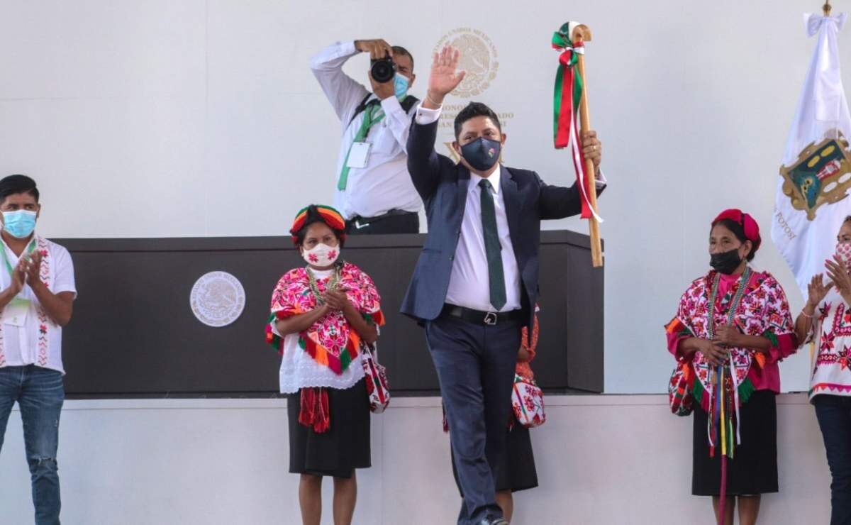 Asume Ricardo Gallardo la gubernatura de San Luis Potosí para el período 2021-2027