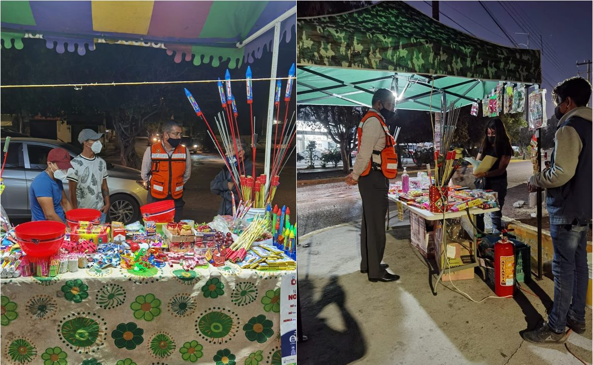 Sufre hombre de 28 años quemaduras en el rostro por uso de pirotecnia en SLP