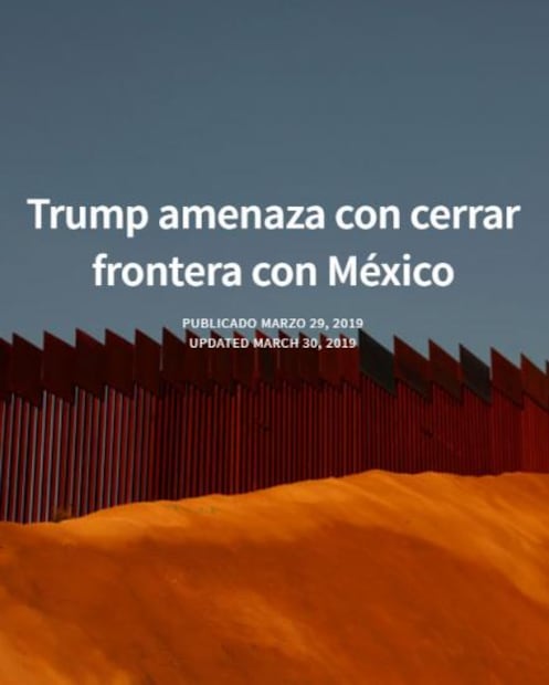 Trump visita la frontera para exhibir su firmeza con México