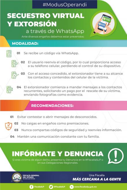Delito de extorsión va en aumento en SLP; fiscalía reporta de 8 a 10 casos por semana