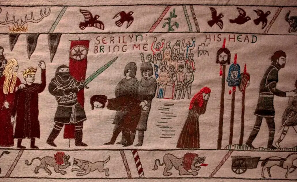 Bordadoras rinden homenaje a "Game of Thrones"