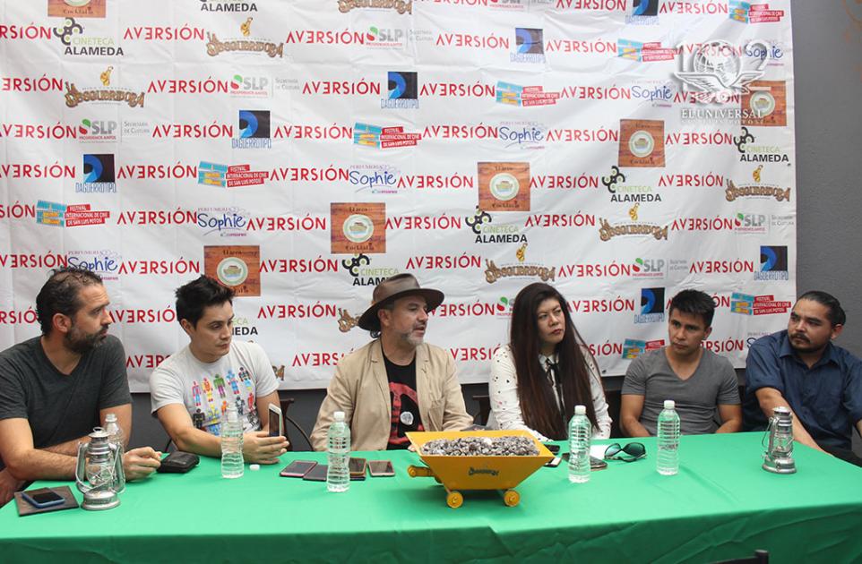 Rueda de prensa de la cinta mexicana "Aversión"