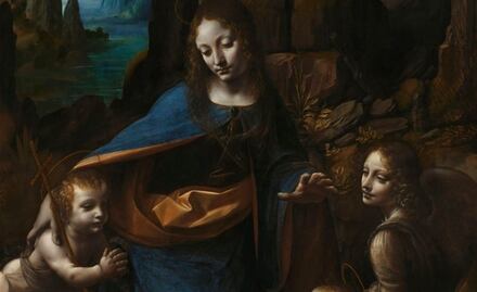 Descubren dibujo secreto de Da Vinci bajo "La Virgen de las Rocas"