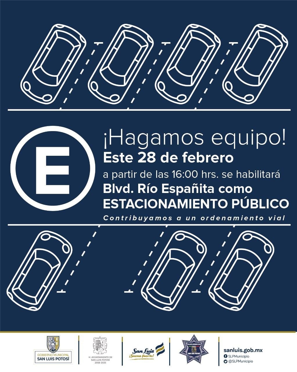 Policía vial permitirá estacionamiento de vehículos en bulevar Españita