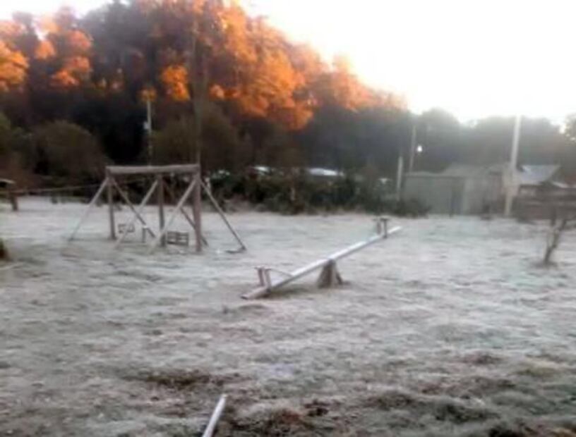 Se registra la primera helada en Xilitla