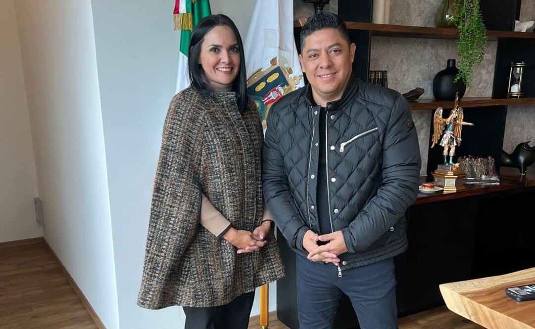 Nombra Ricardo Gallardo a Ymuri Vaca como nueva secretaria de Salud en SLP. Foto: Especial