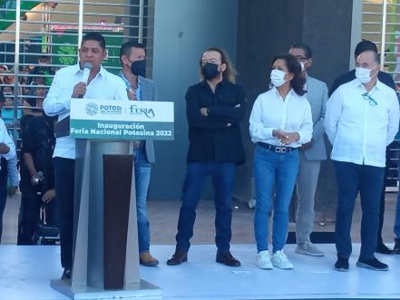 Arranca Fenapo 2022 en SLP; "tras 80 años, devolvimos la gratuidad como en 1942", destaca Ricardo Gallardo 