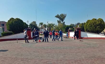 Retiran letras monumentales "navistas" de la Plaza del Milenio en San Luis Potosí