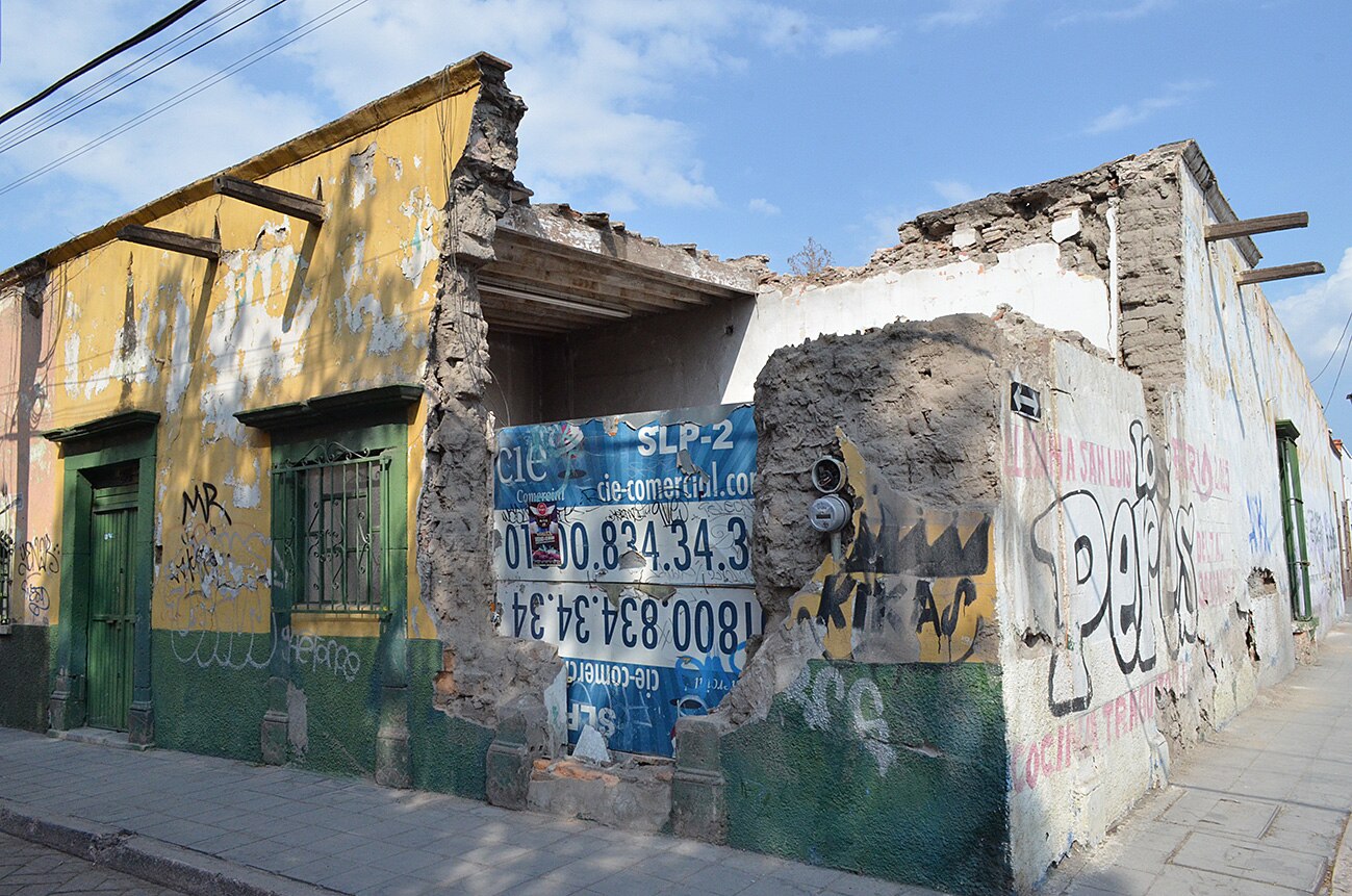 Por lo menos 60 fincas en centro histórico con riesgo de caer