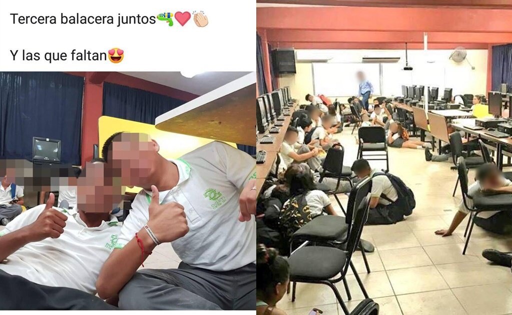 Alumnos se toman 'selfies' en plena balacera en Reynosa